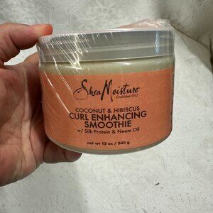 Shea Moisture Coconut and Hibiscus Curl Enhancing Smoothie, 12 oz / 340 g NEW
